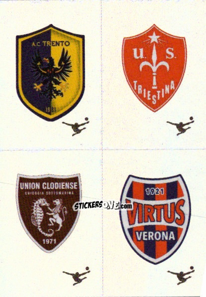 Sticker Scudetto Trento / Triestina / Union Clodiense / Virtus Verona - Calciatori 2024-2025 n. 689 - Panini