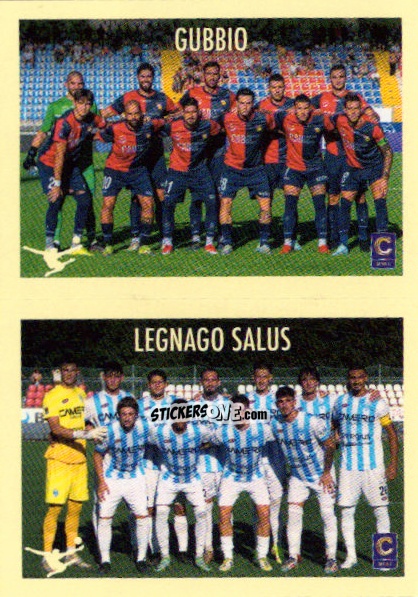 Sticker Squadra Gubbio / Legnago Salus - Calciatori 2024-2025 n. 696 - Panini