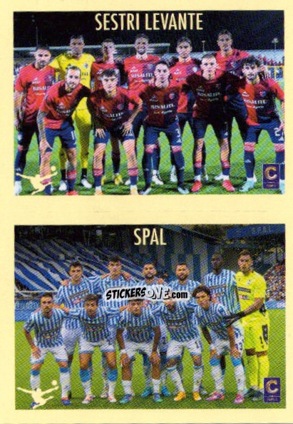 Sticker Squadra Sestri Levante / Spal - Calciatori 2024-2025 n. 703 - Panini
