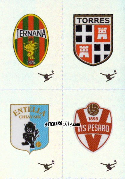 Sticker Scudetto Ternana / Torres / Virtus Entella / Vis Pesaro - Calciatori 2024-2025 n. 704 - Panini