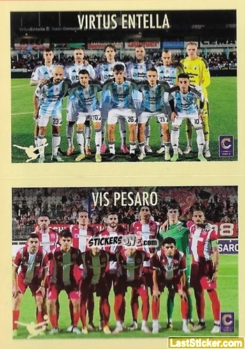 Cromo Squadra Virtus Entella / Vis Pesaro - Calciatori 2024-2025 n. 706 - Panini