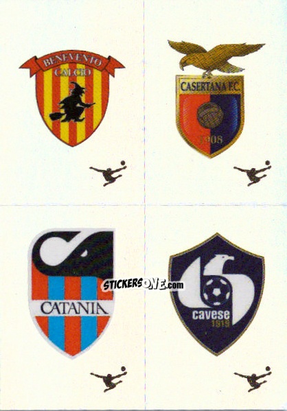 Sticker Scudetto Benevento / Casertana / Catania / Cavese - Calciatori 2024-2025 n. 710 - Panini