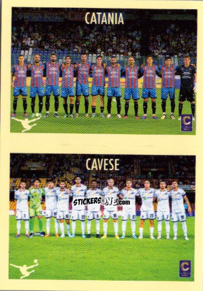Sticker Squadra Catania / Cavese - Calciatori 2024-2025 n. 712 - Panini