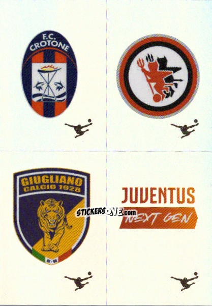 Sticker Scudetto Crotone / Foggia / Giugliano / Juventus Next Gen - Calciatori 2024-2025 n. 713 - Panini