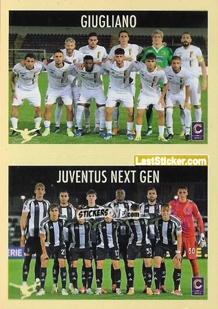 Cromo Squadra Giugliano / Juventus Next Gen - Calciatori 2024-2025 n. 715 - Panini