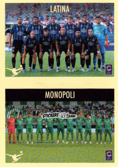 Sticker Squadra Latina / Monopoli - Calciatori 2024-2025 n. 717 - Panini
