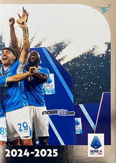 Cromo Napoli - Campioni D'Italia 3 - Calciatori 2024-2025 n. C3 - Panini
