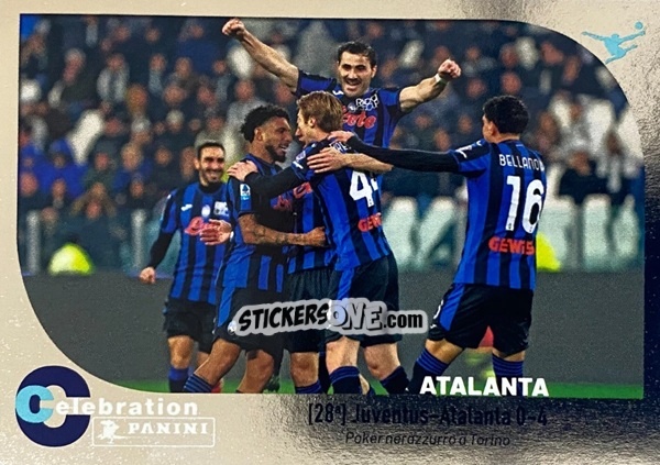 Sticker Atalanta Esultanza - Calciatori 2024-2025 n. C25 - Panini