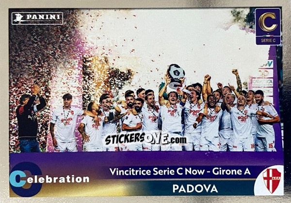 Sticker Padova - Vincitrice Serie C Girone A - Calciatori 2024-2025 n. C48 - Panini