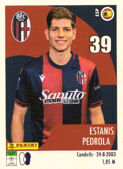Sticker Estanis Pedrola - Calciatori 2024-2025 n. U7 - Panini