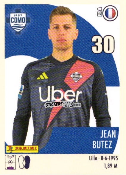 Sticker Jean Butez - Calciatori 2024-2025 n. U13 - Panini