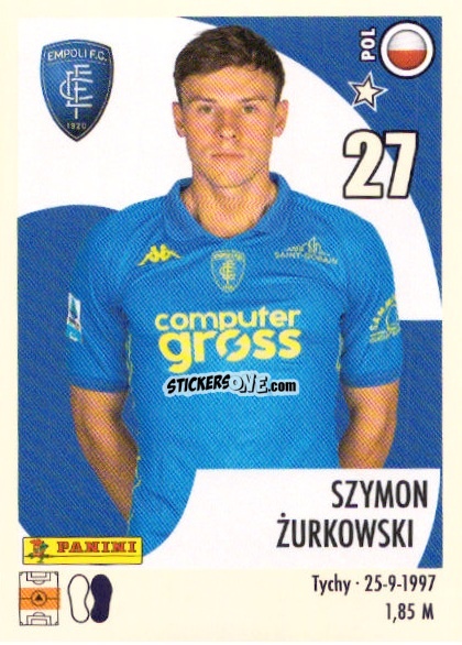 Sticker Szymon Zurkowski - Calciatori 2024-2025 n. U19 - Panini