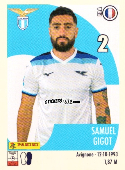 Sticker Samuel Gigot - Calciatori 2024-2025 n. U41 - Panini