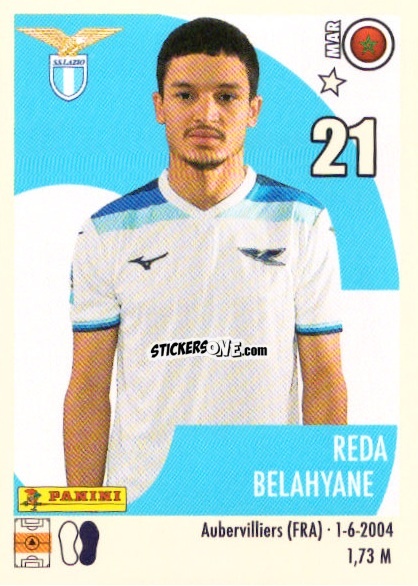 Sticker Reda Belahyane - Calciatori 2024-2025 n. U43 - Panini