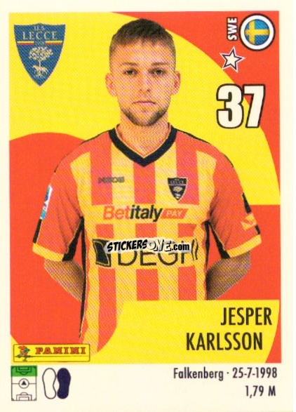 Sticker Jesper Karlsson - Calciatori 2024-2025 n. U48 - Panini