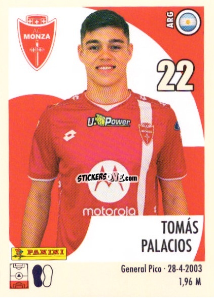 Sticker Tomas Palacios - Calciatori 2024-2025 n. U53 - Panini
