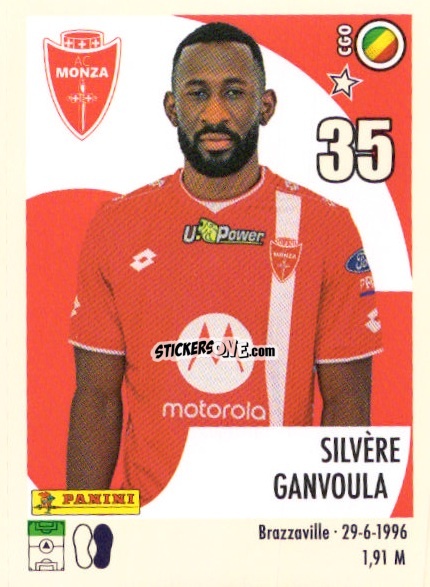 Sticker Silvere Ganvoula - Calciatori 2024-2025 n. U56 - Panini
