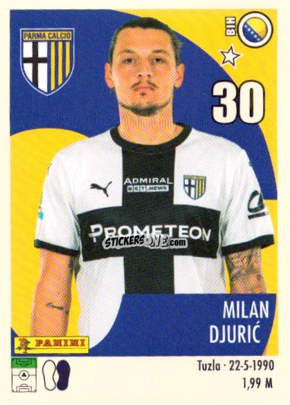 Sticker Milan Djuric - Calciatori 2024-2025 n. U64 - Panini