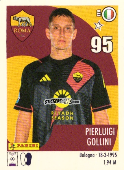 Cromo Pierluigi Gollini - Calciatori 2024-2025 n. U66 - Panini