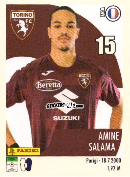 Sticker Amine Salama - Calciatori 2024-2025 n. U72 - Panini