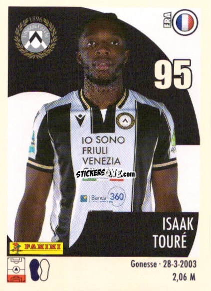 Sticker Isaak Touré - Calciatori 2024-2025 n. U73 - Panini