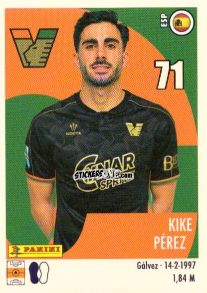 Sticker Kike Perez - Calciatori 2024-2025 n. U78 - Panini