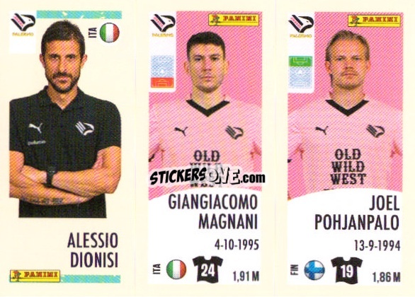 Sticker Alessio Dionisi/giangiacomo Magnani/joel Pohjanpalo - Calciatori 2024-2025 n. U93 - Panini