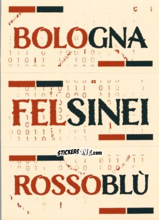 Sticker Slogan Bologna - Calciatori 2024-2025 n. SL2 - Panini