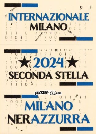 Sticker Slogan Inter - Calciatori 2024-2025 n. SL9 - Panini