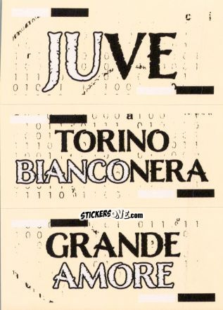 Sticker Slogan Juventus - Calciatori 2024-2025 n. SL10 - Panini