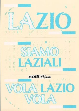 Sticker Slogan Lazio - Calciatori 2024-2025 n. SL11 - Panini