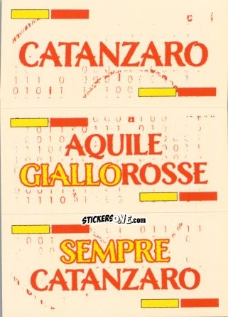 Sticker Slogan Catanzaro