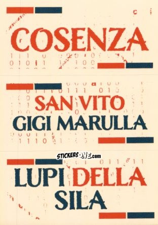 Sticker Slogan Cosenza - Calciatori 2024-2025 n. SL27 - Panini