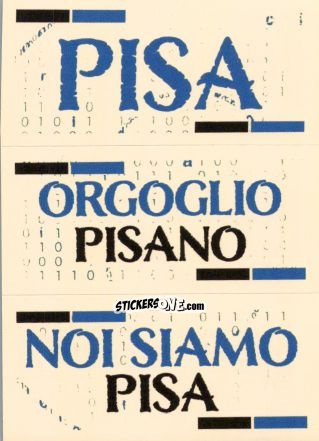 Sticker Slogan Pisa - Calciatori 2024-2025 n. SL34 - Panini