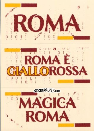 Sticker Slogan Roma - Calciatori 2024-2025 n. SL17 - Panini