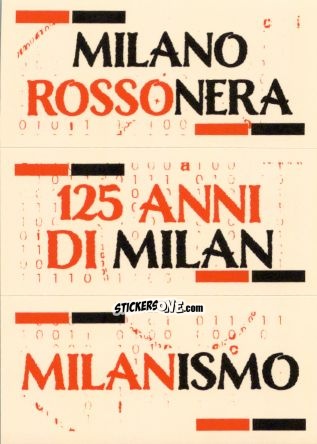 Sticker Slogan Milan - Calciatori 2024-2025 n. SL13 - Panini