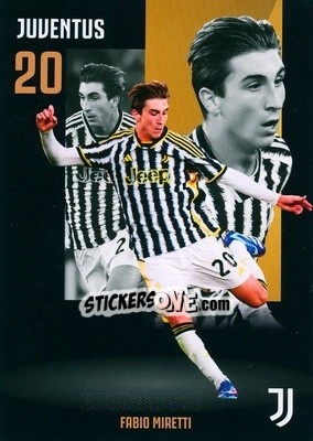 Sticker Fabio Miretti - Juventus 2023-2024
 n. 18 - DAKA