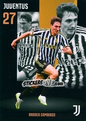 Sticker Andrea Cambiaso - Juventus 2023-2024
 n. 21 - DAKA