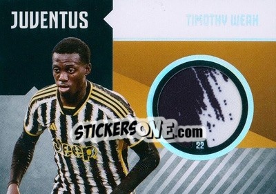 Sticker Timothy Weah - Juventus 2023-2024
 n. JSY-6 - DAKA