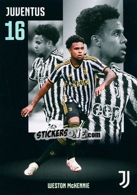 Sticker Weston McKennie - Juventus 2023-2024
 n. 15s - DAKA