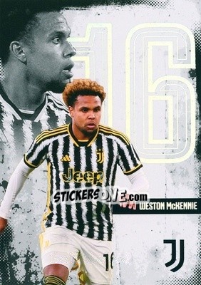 Sticker Weston McKennie - Juventus 2023-2024
 n. NB-15s - DAKA