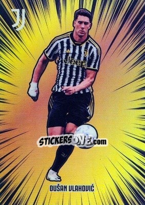Sticker Dušan Vlahović - Juventus 2023-2024
 n. SP-1g - DAKA