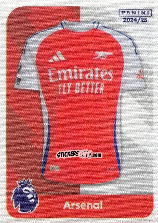 Cromo Shirts Arsenal - English Premier League 2024-2025
 n. 4 - Panini
