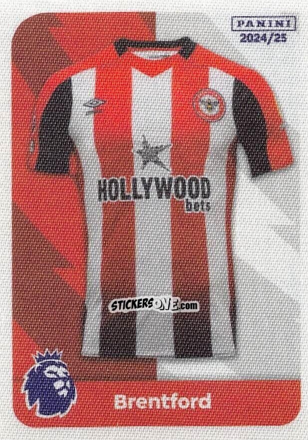 Figurina Shirts Brentford - English Premier League 2024-2025
 n. 6 - Panini