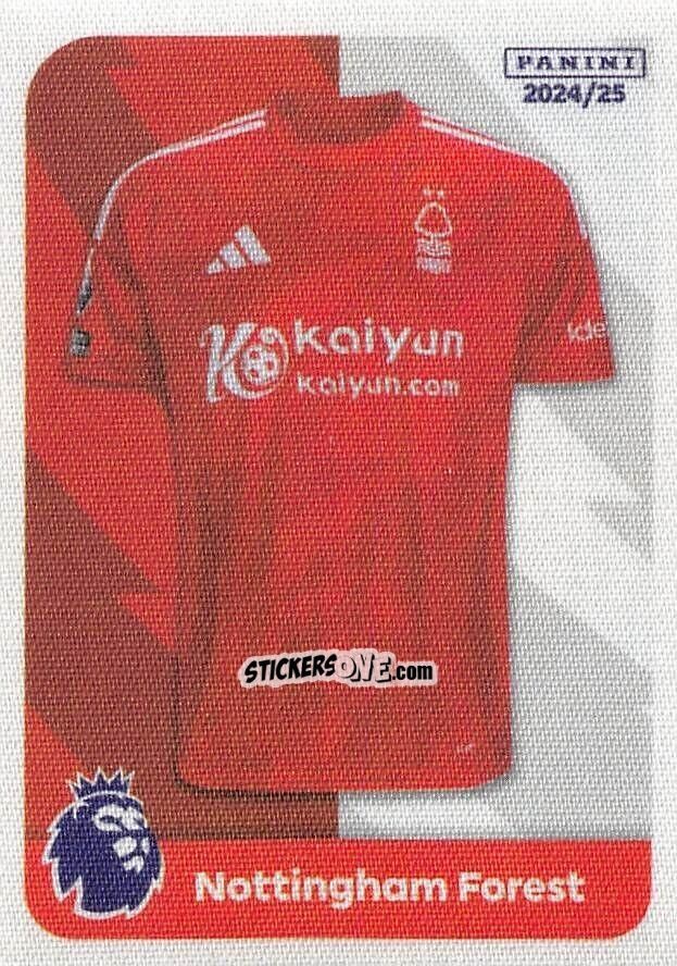 Figurina Shirts Nottingham Forest - English Premier League 2024-2025
 n. 18 - Panini