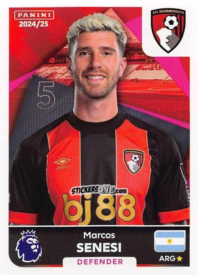Sticker Marcos Senesi - English Premier League 2024-2025
 n. 31 - Panini