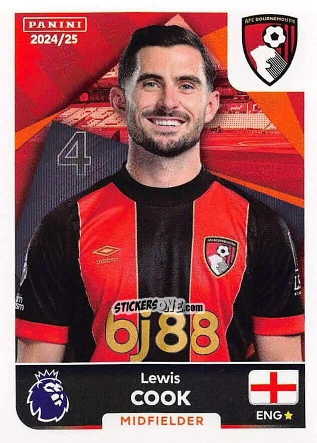 Sticker Lewis Cook - English Premier League 2024-2025
 n. 34 - Panini