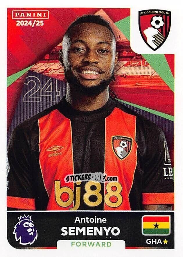 Sticker Antoine Semenyo - English Premier League 2024-2025
 n. 44 - Panini