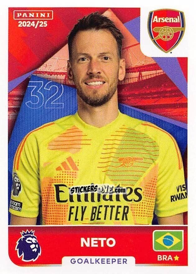 Cromo Neto - English Premier League 2024-2025
 n. 54 - Panini
