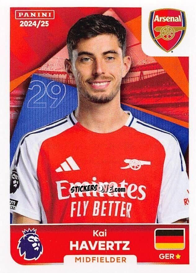 Sticker Kai Havertz - English Premier League 2024-2025
 n. 69 - Panini